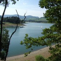 Zicht op de Diemelsee